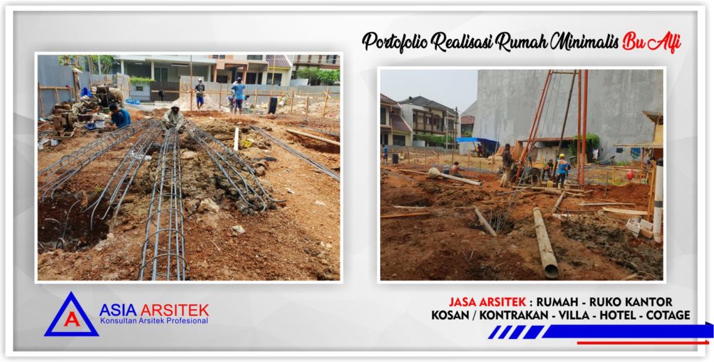 Portofolio Realisasi Rumah Minimalis Bu Alfi Di Jakarta-Bogor-Tangerang-Bekasi-Bandung-Jasa Konsultan Desain Arsitek Profesional - Desain Rumah Mewah - Arsitek Gambar Desain Rumah Klasik Mewah 1