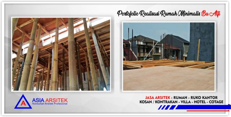 Portofolio Realisasi Rumah Minimalis Bu Alfi Di Jakarta-Bogor-Tangerang-Bekasi-Bandung-Jasa Konsultan Desain Arsitek Profesional - Desain Rumah Mewah - Arsitek Gambar Desain Rumah Klasik Mewah 4