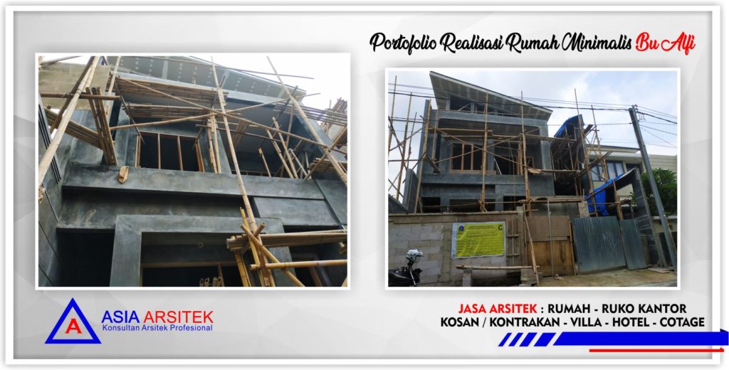 Portofolio Realisasi Rumah Minimalis Bu Alfi Di Jakarta-Bogor-Tangerang-Bekasi-Bandung-Jasa Konsultan Desain Arsitek Profesional - Desain Rumah Mewah - Arsitek Gambar Desain Rumah Klasik Mewah 6