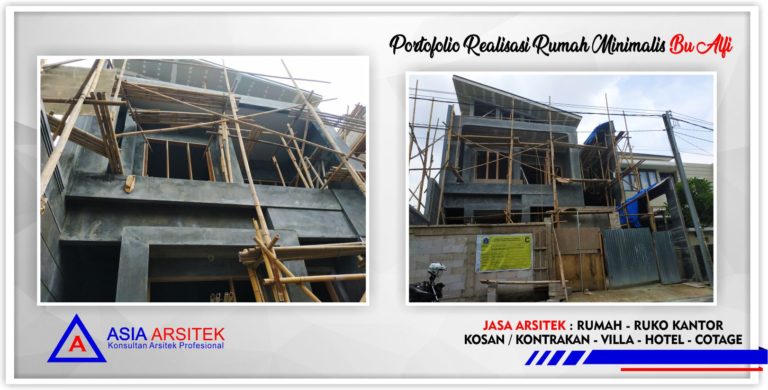 Portofolio Realisasi Rumah Minimalis Bu Alfi Di Jakarta-Bogor-Tangerang-Bekasi-Bandung-Jasa Konsultan Desain Arsitek Profesional - Desain Rumah Mewah - Arsitek Gambar Desain Rumah Klasik Mewah 6