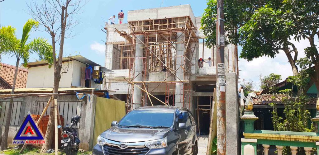 Proses Pembuatan Pilar Jasa Desain Rumah Klasik/Classic Mewah Pak Wagiyanto Di Yogyakarta