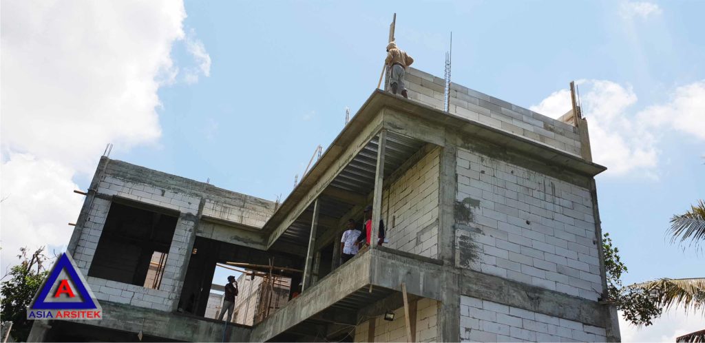 Pemasangan Hebel Jasa Desain Rumah Klasik/Classic Mewah Pak Wagiyanto Di Yogyakarta