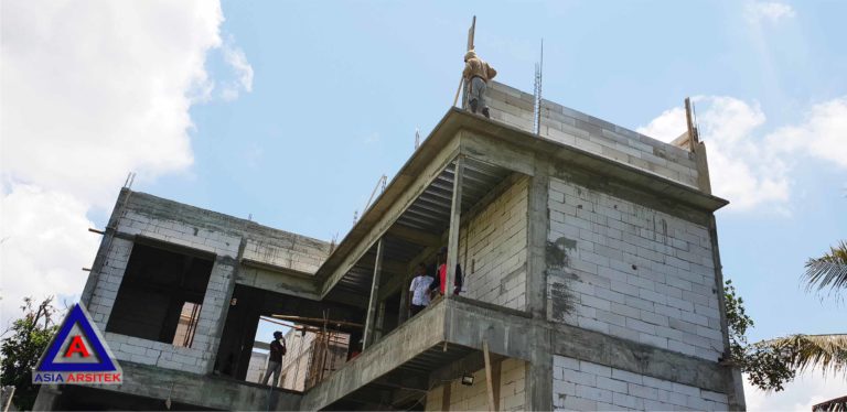 Pemasangan Hebel Jasa Desain Rumah Klasik/Classic Mewah Pak Wagiyanto Di Yogyakarta