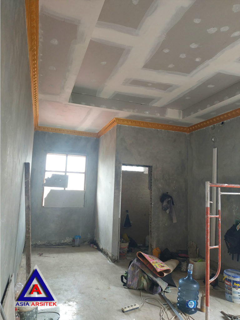 Proses Pembuatan Kerangka Plafond Jasa Desain Rumah Klasik/Classic Mewah Bu Elisa Di Jakarta Timur