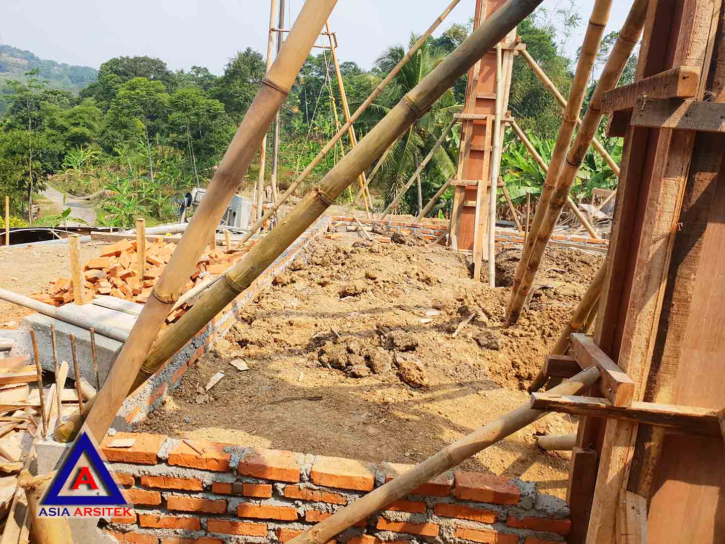 Foto Projek Desain Villa Mewah Bu Kartini Di Sentul Bogor