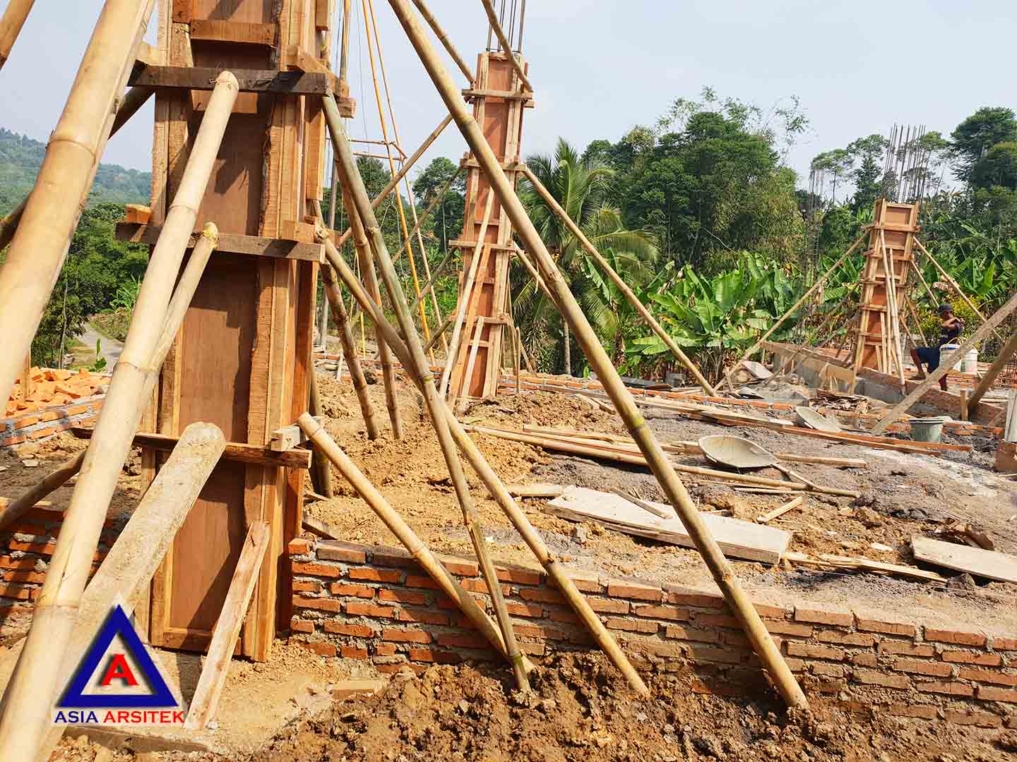 Foto Projek Desain Villa Mewah Bu Kartini Di Sentul Bogor