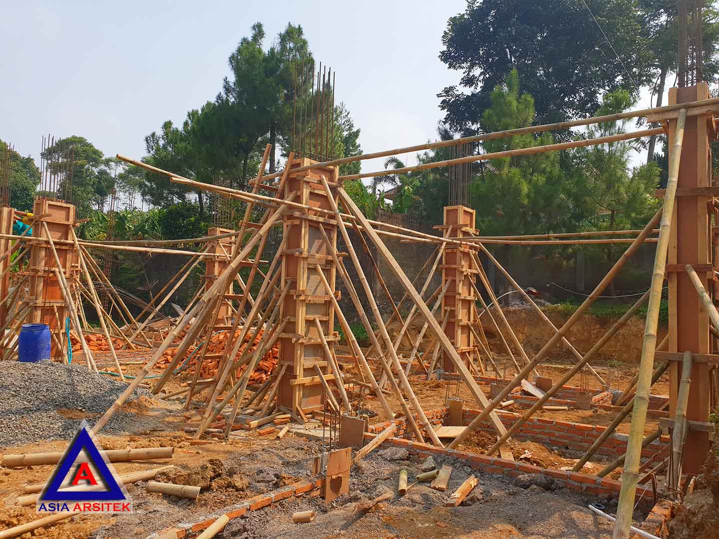 Foto Projek Desain Villa Mewah Bu Kartini Di Sentul Bogor