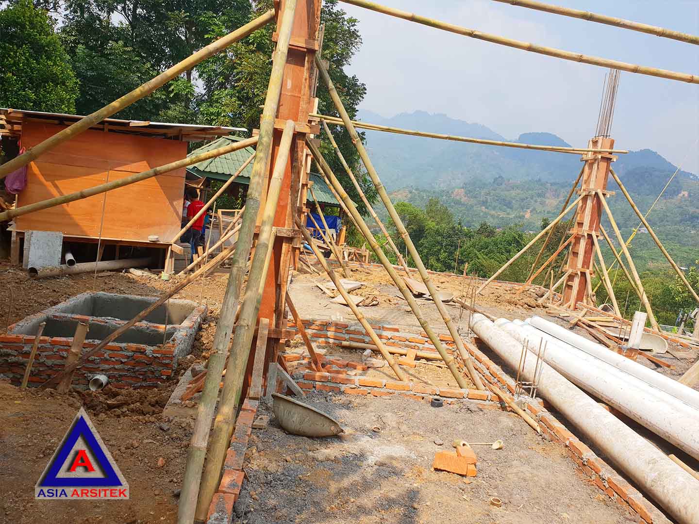 Foto Projek Desain Villa Mewah Bu Kartini Di Sentul Bogor