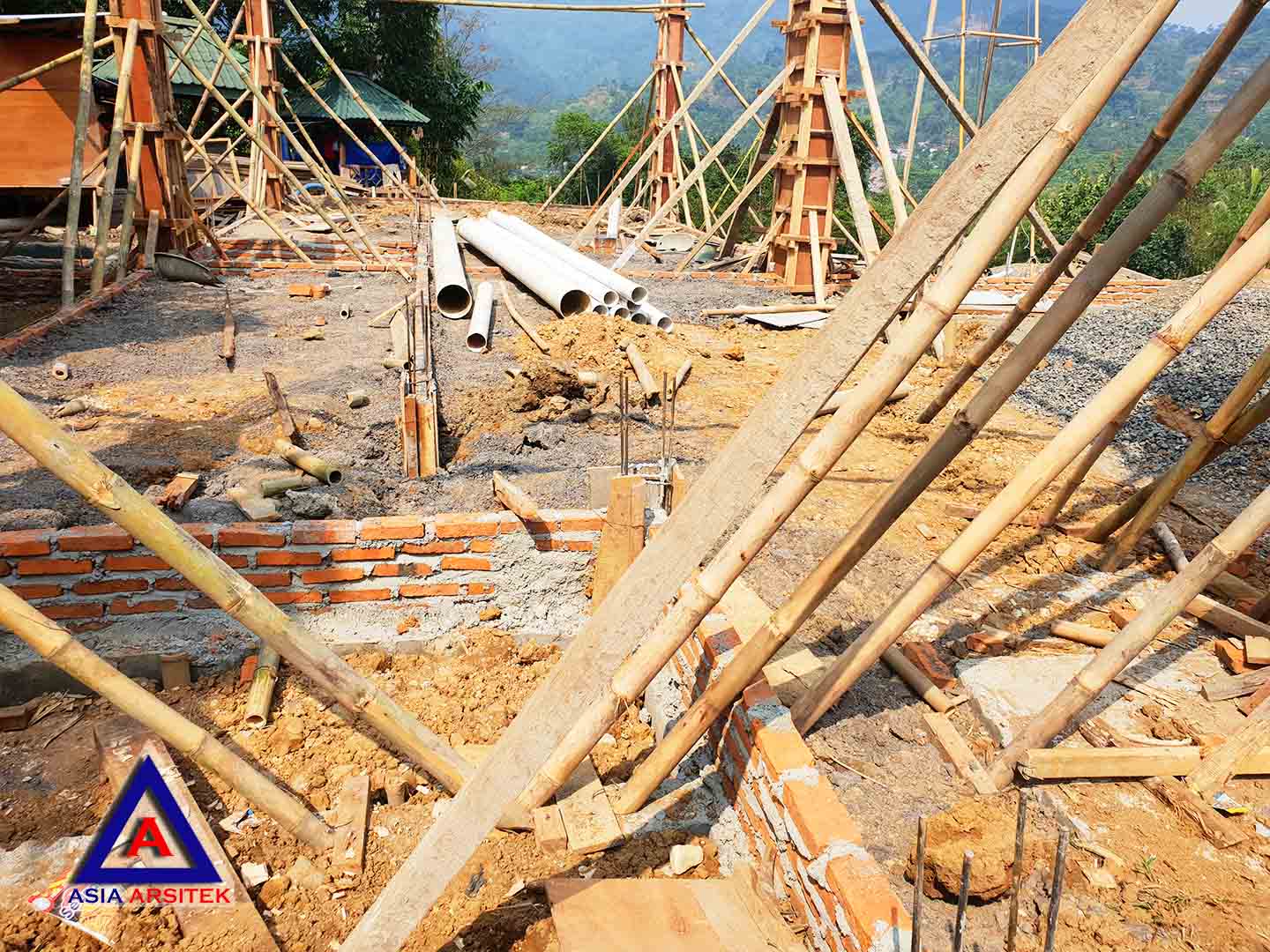 Foto Projek Desain Villa Mewah Bu Kartini Di Sentul Bogor
