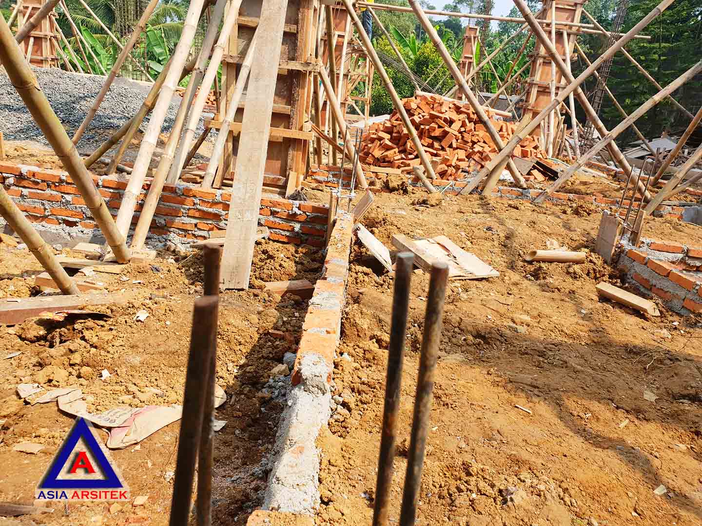 Foto Projek Desain Villa Mewah Bu Kartini Di Sentul Bogor