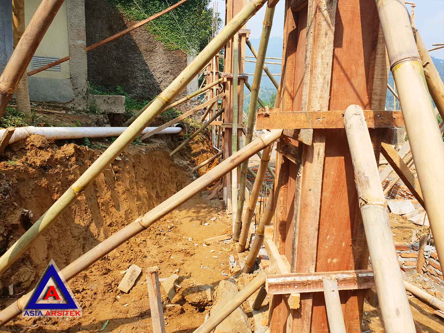 Foto Projek Desain Villa Mewah Bu Kartini Di Sentul Bogor