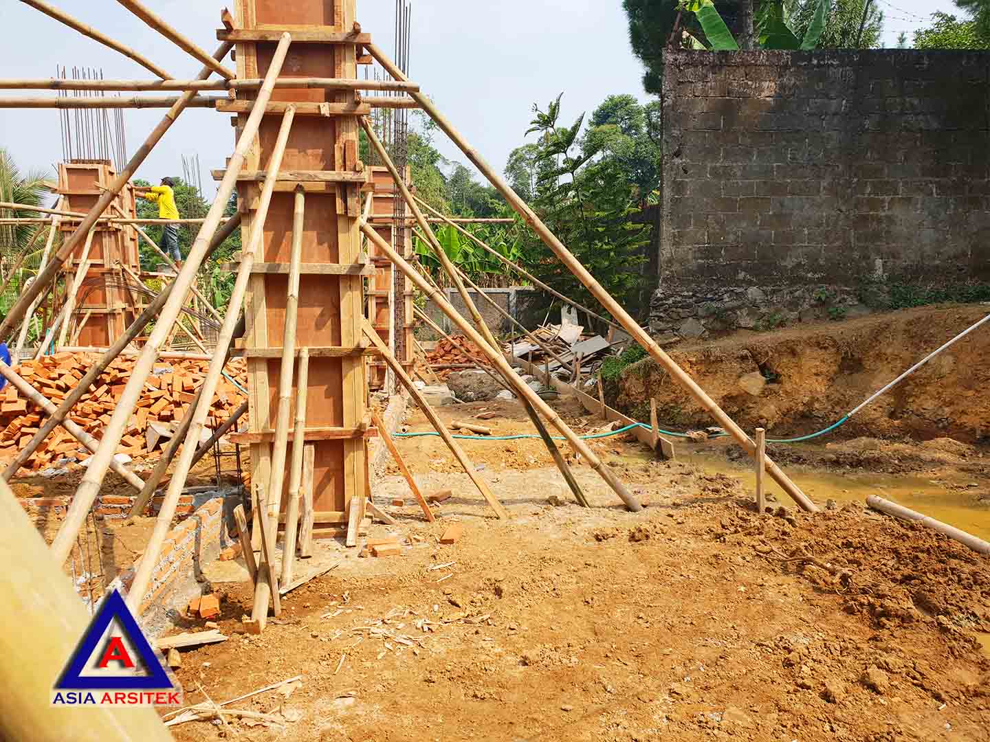 Foto Projek Desain Villa Mewah Bu Kartini Di Sentul Bogor