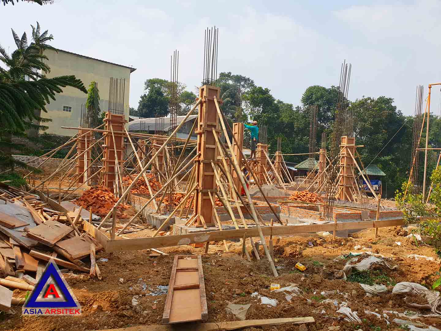 Foto Projek Desain Villa Mewah Bu Kartini Di Sentul Bogor