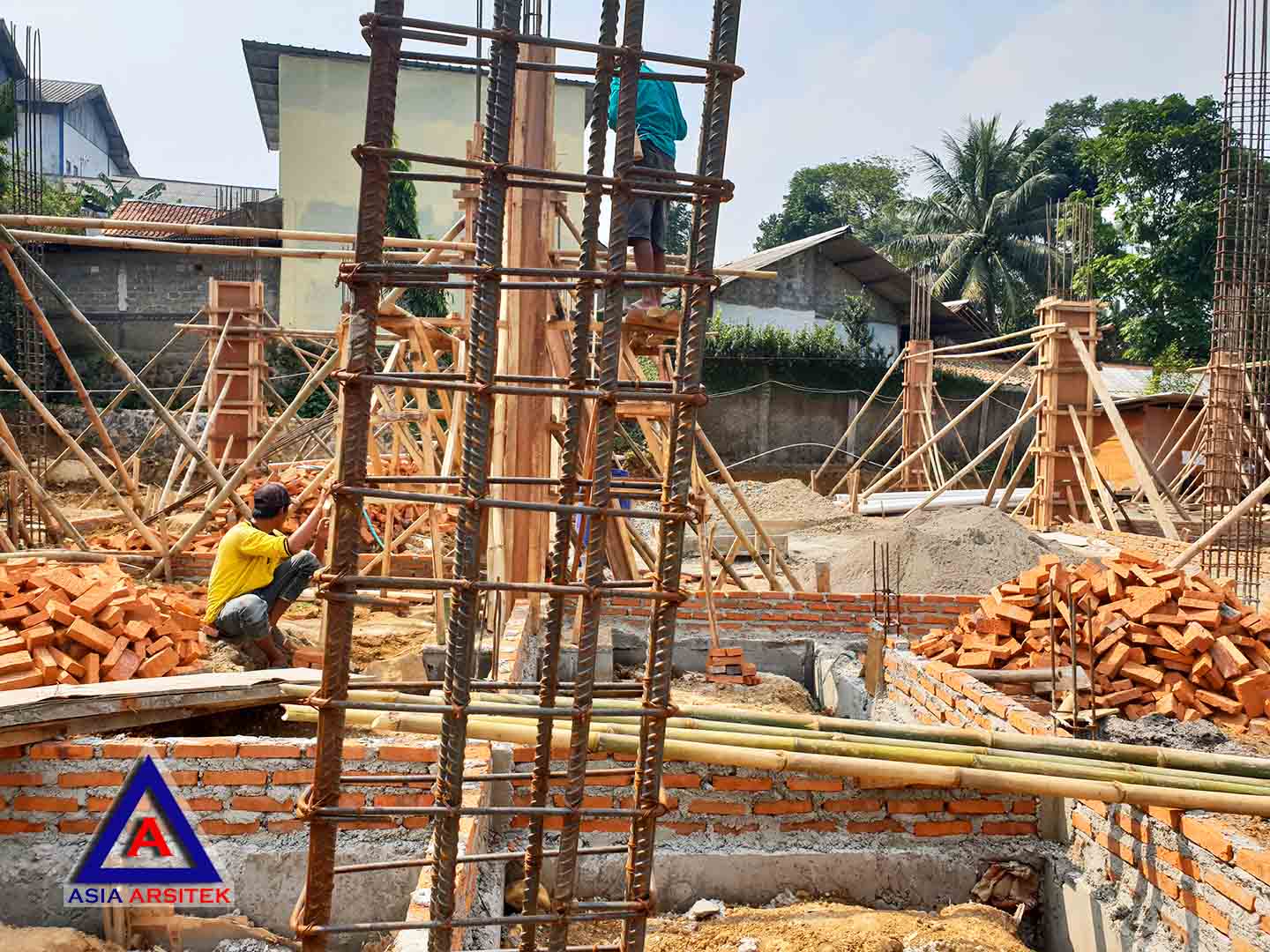 Foto Projek Desain Villa Mewah Bu Kartini Di Sentul Bogor