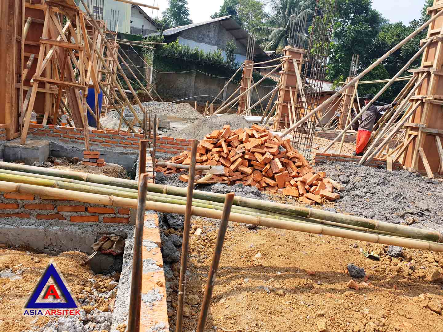 Foto Projek Desain Villa Mewah Bu Kartini Di Sentul Bogor