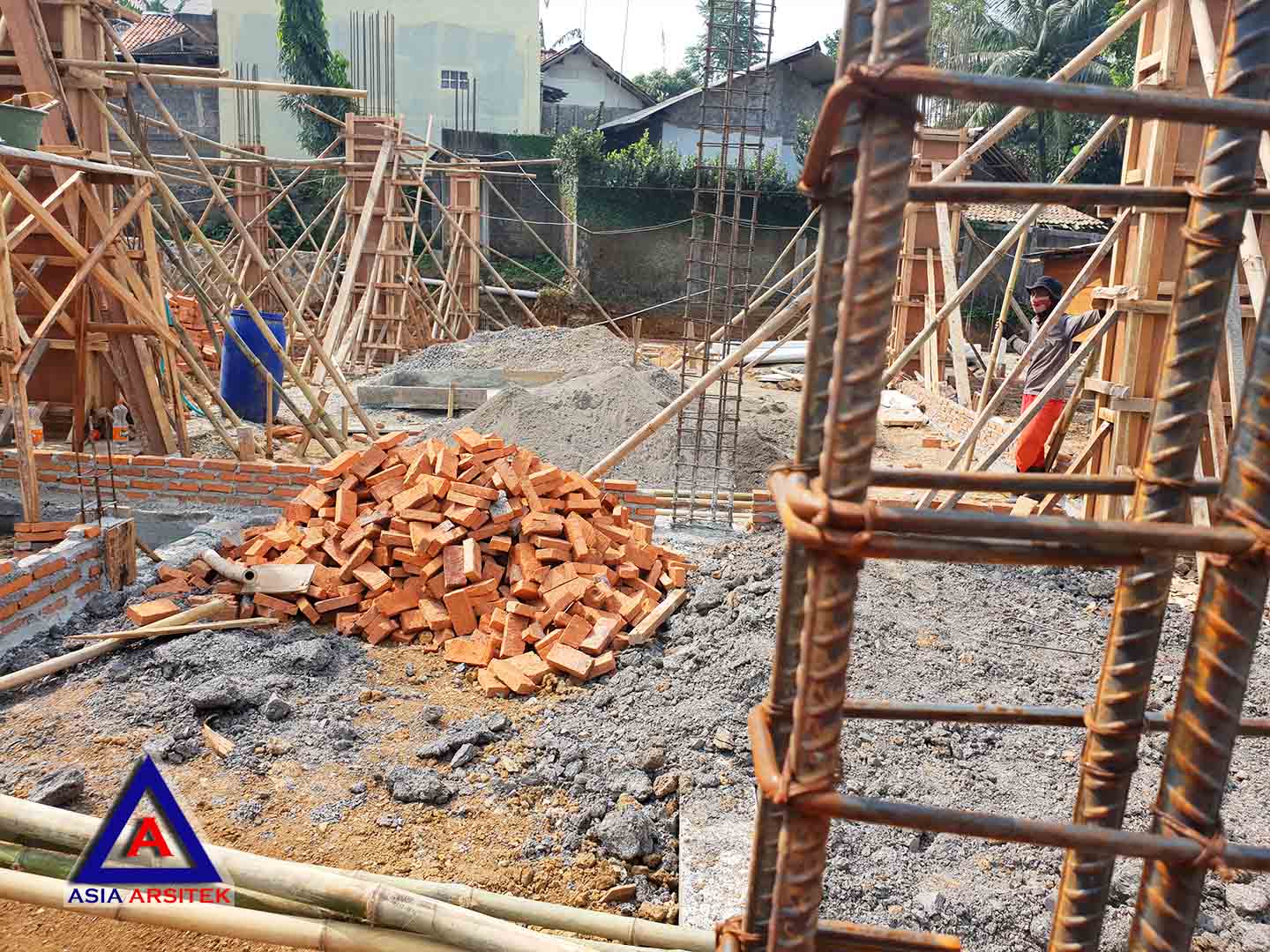 Foto Projek Desain Villa Mewah Bu Kartini Di Sentul Bogor