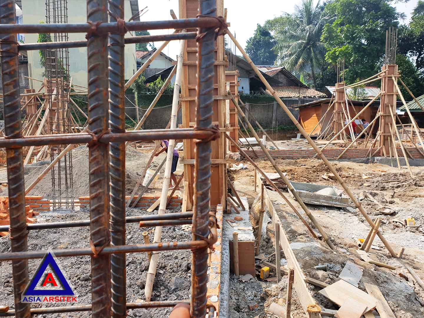 Foto Projek Desain Villa Mewah Bu Kartini Di Sentul Bogor