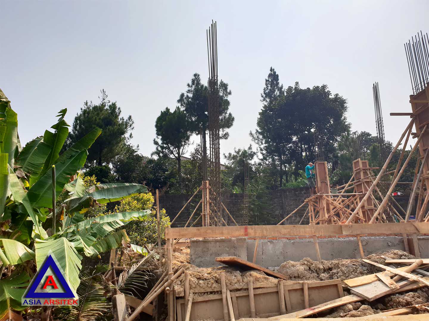 Foto Projek Desain Villa Mewah Bu Kartini Di Sentul Bogor
