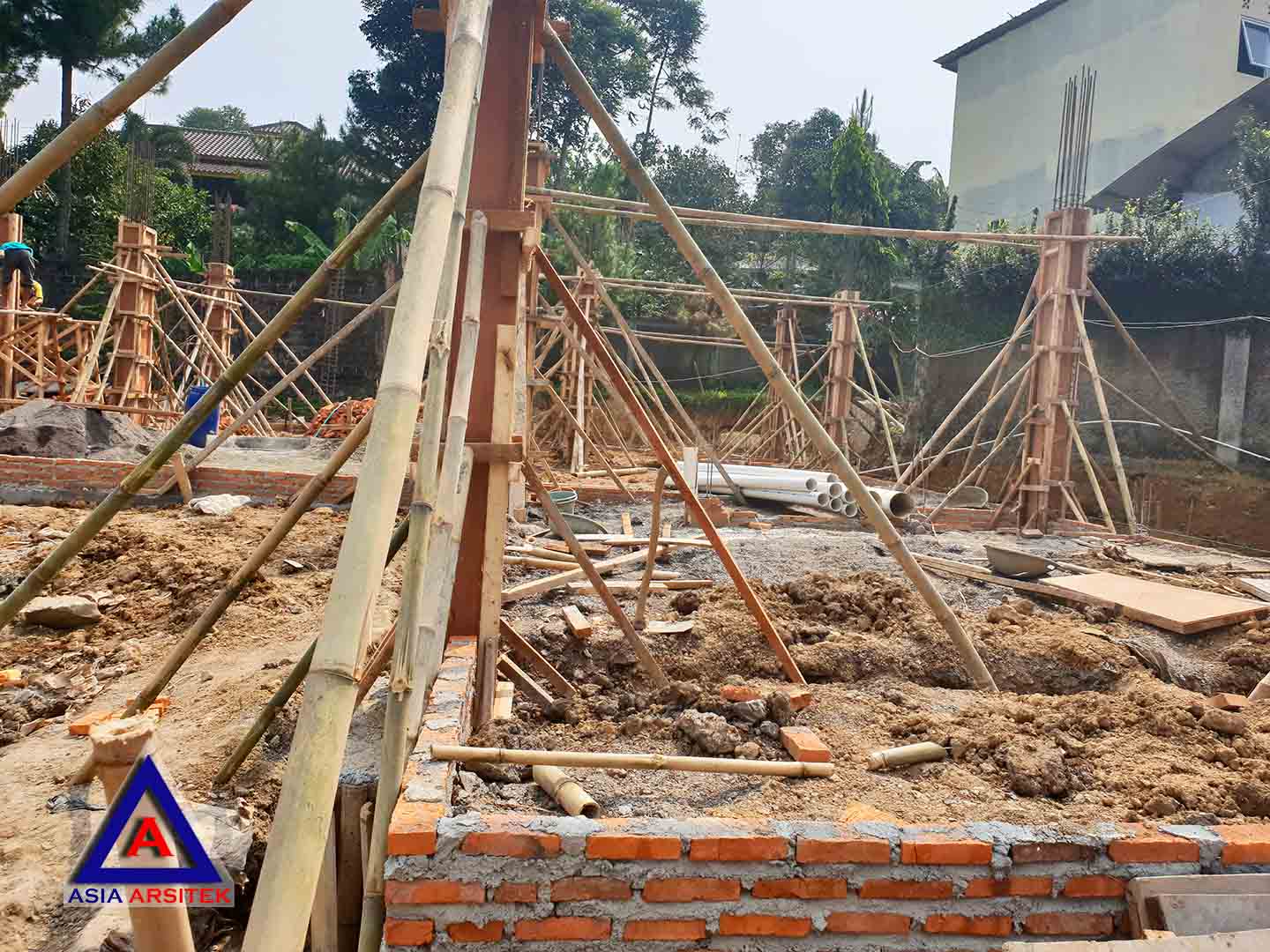 Foto Projek Desain Villa Mewah Bu Kartini Di Sentul Bogor