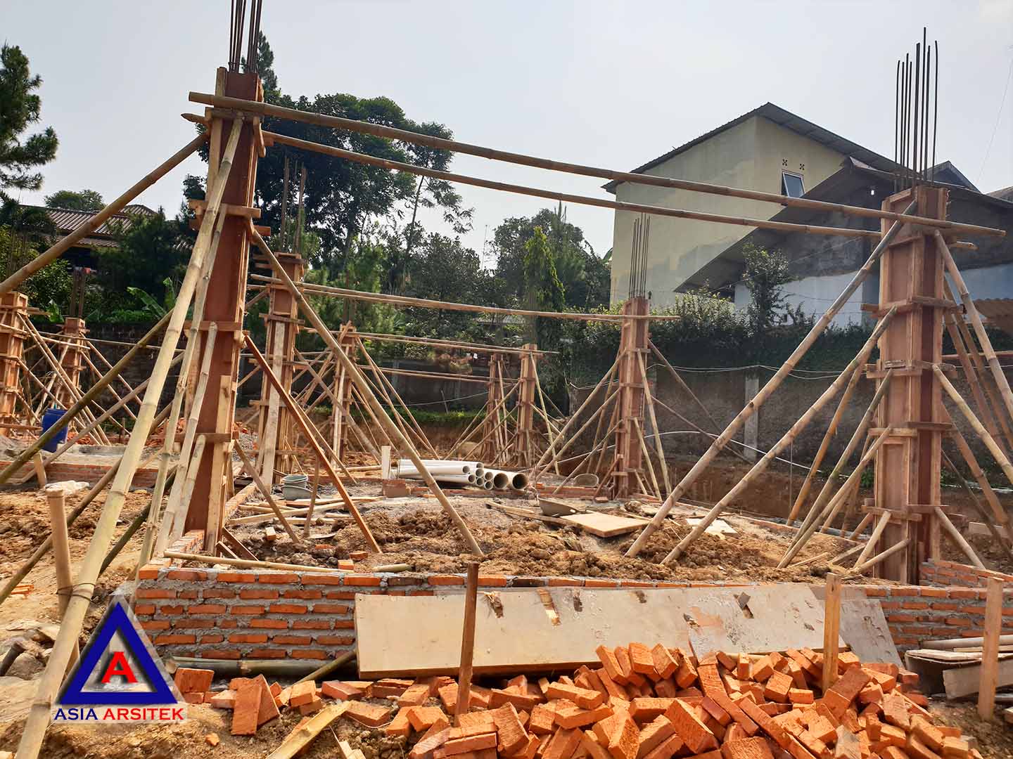 Foto Projek Desain Villa Mewah Bu Kartini Di Sentul Bogor
