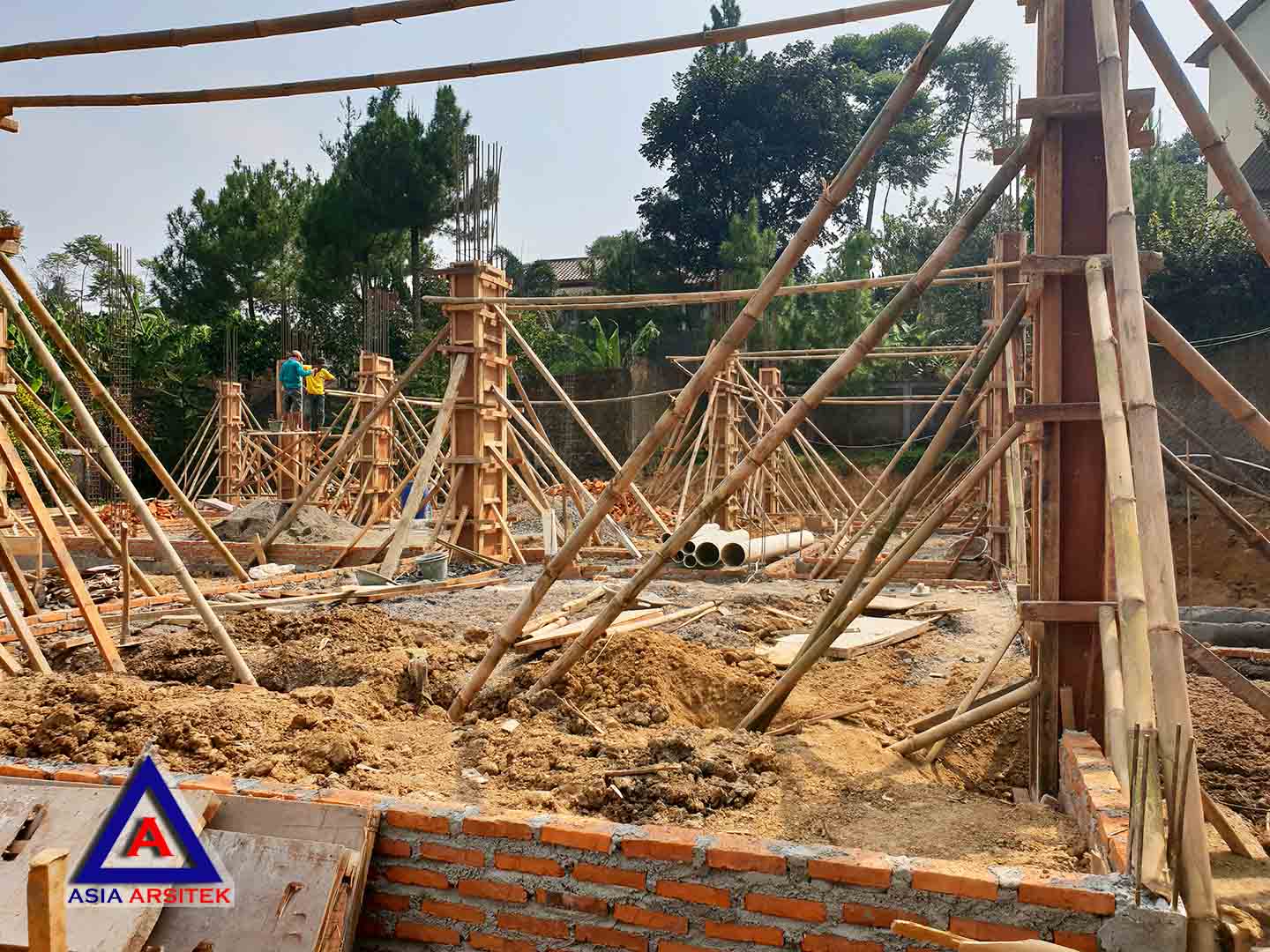 Foto Projek Desain Villa Mewah Bu Kartini Di Sentul Bogor