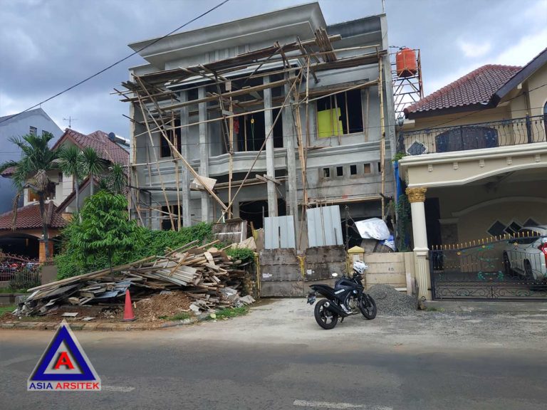 Foto Projek Desain Rumah Klasik/Classic Bu Maudy Di Bekasi