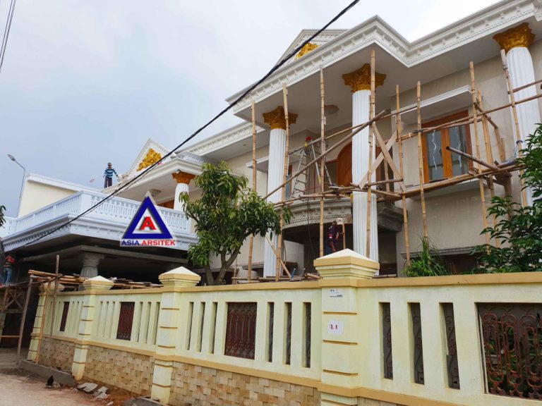Realisasi Desain Rumah Klasik Classic Mewah Ibu Iis Di Bandung Kunjungan Feb 2019