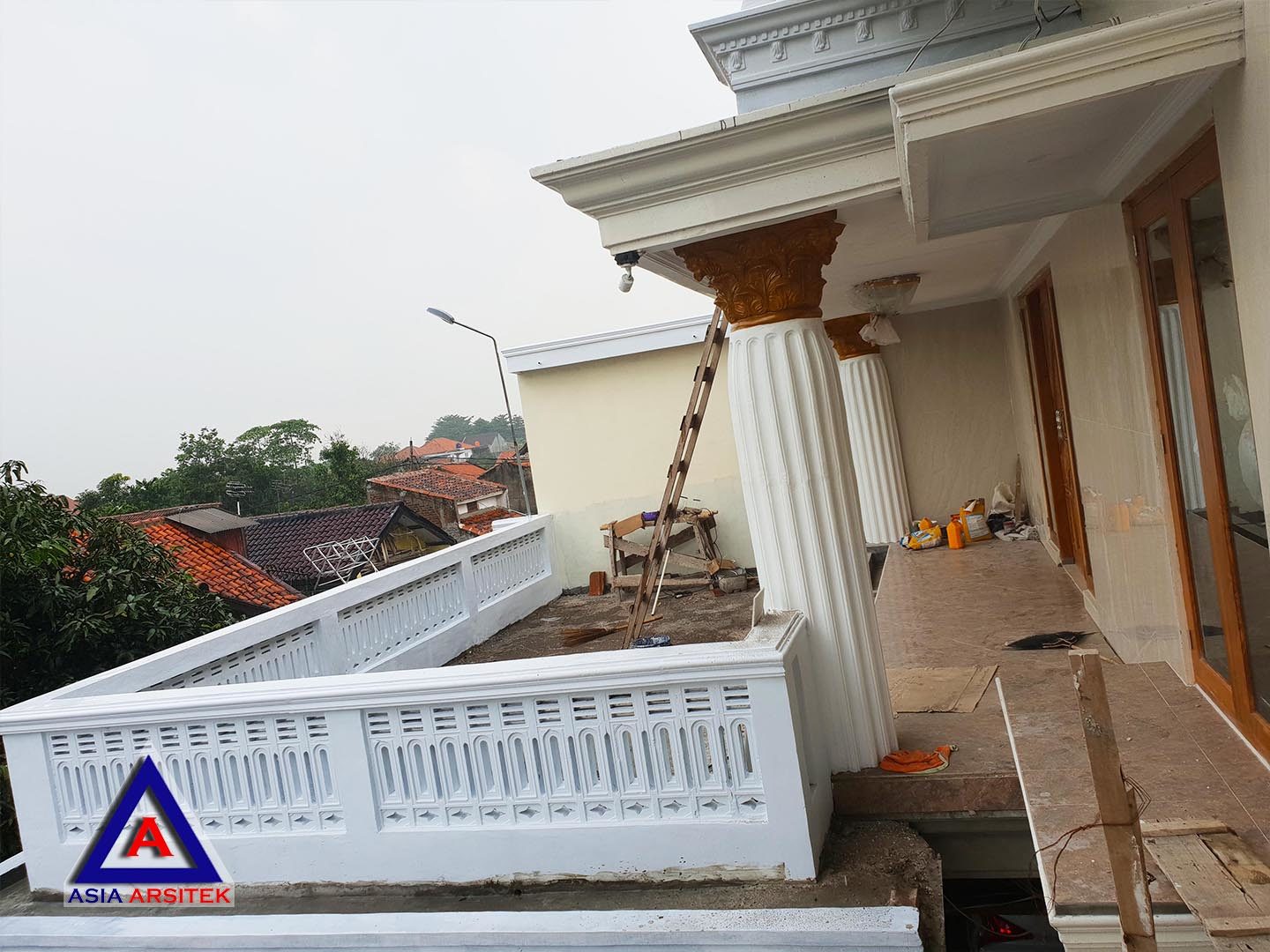 Realisasi Desain Rumah Klasik Classic Mewah Ibu Iis Di Bandung Kunjungan Feb 2019