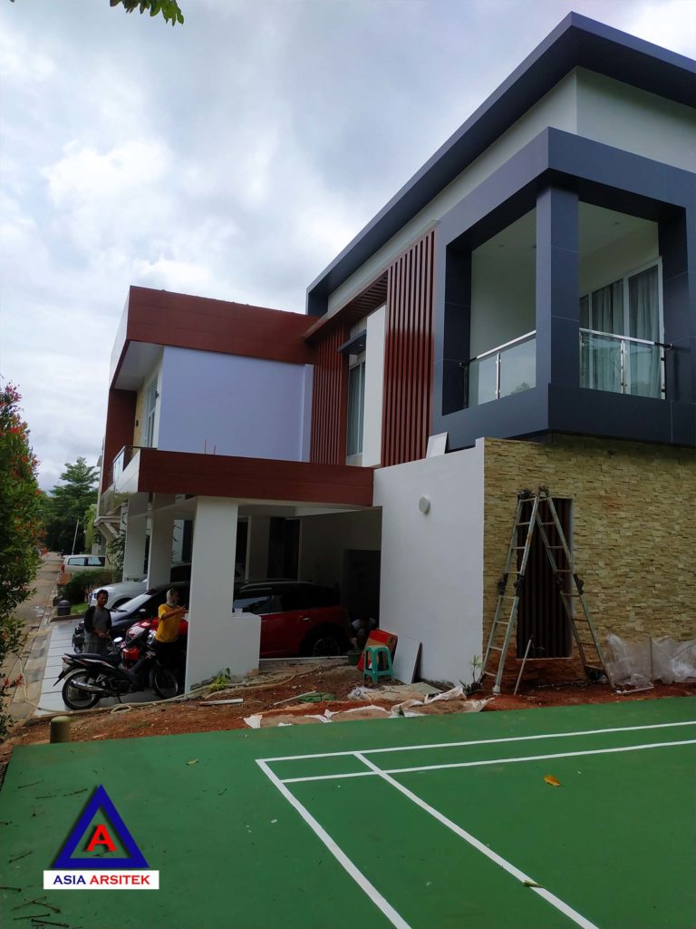 Realisasi Desain Rumah Modern Mewah Di Tangerang Kunjungan Maret 2019