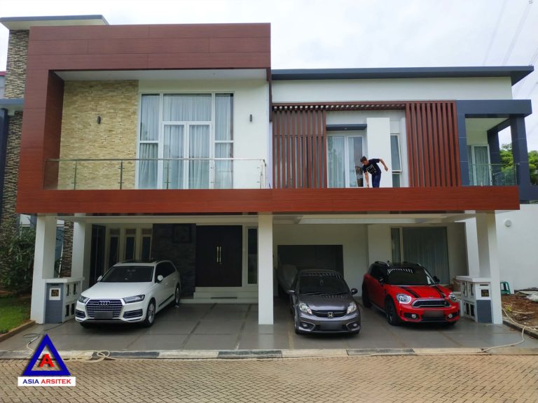Realisasi Desain Rumah Modern Mewah Di Tangerang Kunjungan Maret 2019