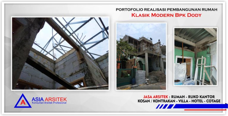 Realisasi Kunjungan Rumah Classic Klasik Bpk Dody Tangerang-Jakarta-Bogor-Bekasi-Bandung-Jasa Konsultan Desain Arsitek Profesional - Desain Rumah Mewah - Arsitek Gambar Desain Rumah Klasik 2