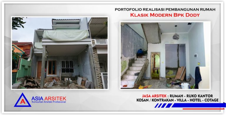 Realisasi Kunjungan Rumah Classic Klasik Bpk Dody Tangerang-Jakarta-Bogor-Bekasi-Bandung-Jasa Konsultan Desain Arsitek Profesional - Desain Rumah Mewah - Arsitek Gambar Desain Rumah Klasik 5
