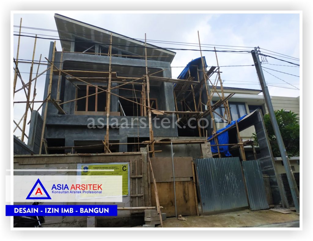 Tampak Depan 2 Rumah Minimalis Bu Alfi Di Jakarta-Bogor-Tangerang-Bekasi-Bandung-Jasa Konsultan Desain Arsitek Profesional - Desain Rumah Mewah - Arsitek Gambar Desain Rumah Klasik Mewah 6