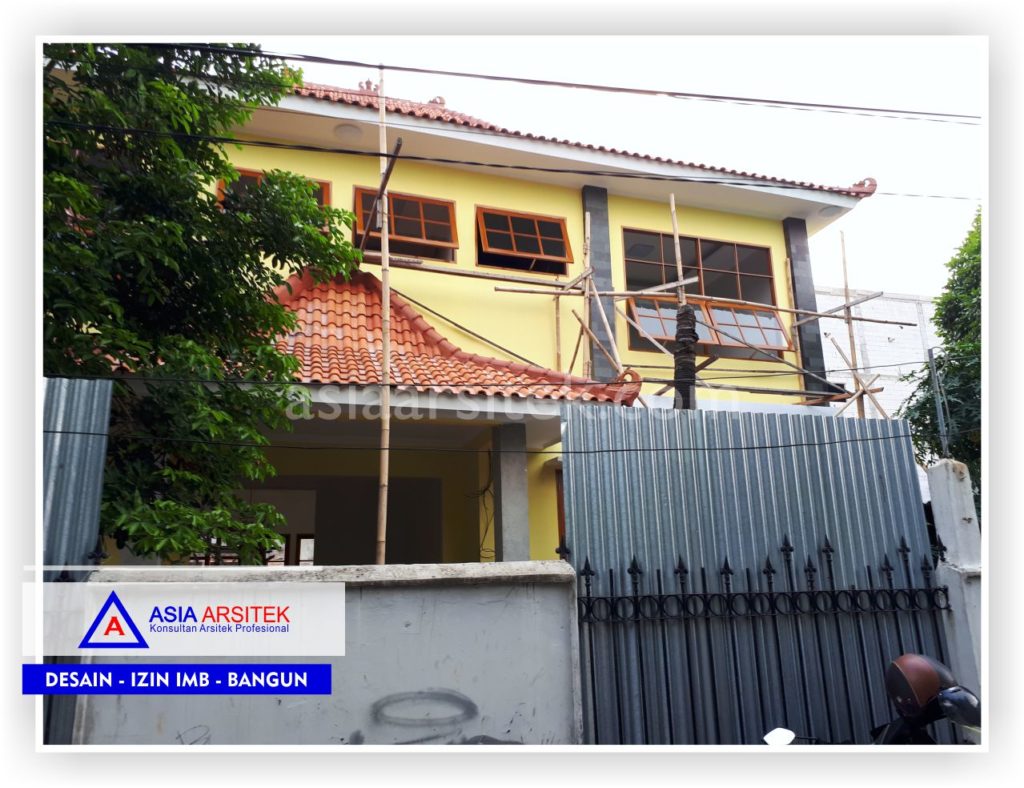 Tampak Depan Rumah Bali Semi Joglo Bpk Rudy Di Tangerang-Jakarta-Bogor-Bekasi-Bandung-Jasa Konsultan Desain Arsitek Profesional - Desain Rumah Mewah-Arsitek Gambar Desain Rumah Klasik Mewah 1