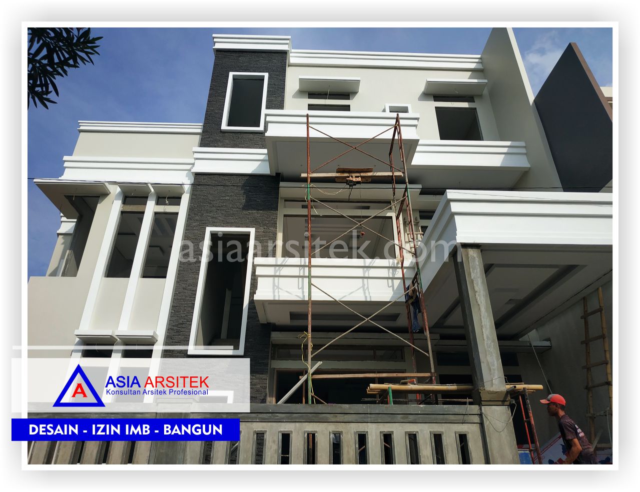 Realisasi Kunjungan Proyek Rumah Minimalis 2.5 Lantai Bpk Hendra Sun Kho - Tangerang (13 Februari 2019)
