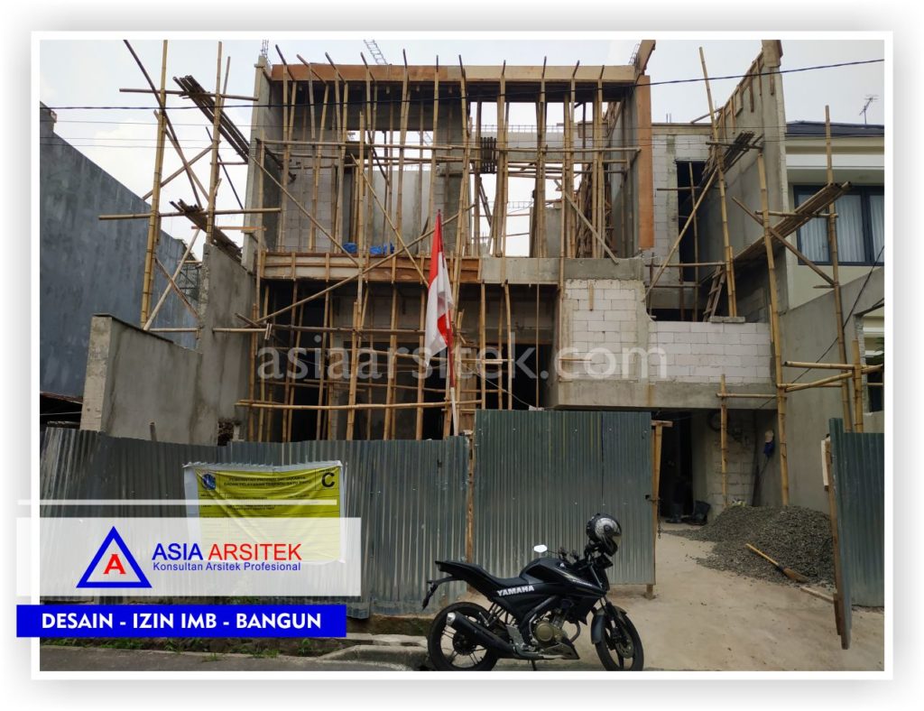 Tampak Depan Rumah Minimalis Bu Alfi Di Jakarta-Bogor-Tangerang-Bekasi-Bandung-Jasa Konsultan Desain Arsitek Profesional - Desain Rumah Mewah - Arsitek Gambar Desain Rumah Klasik Mewah 5