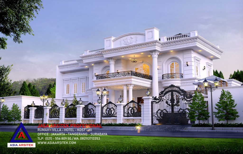 Desain Rumah Classic Klasik Mewah Di Surabaya 16