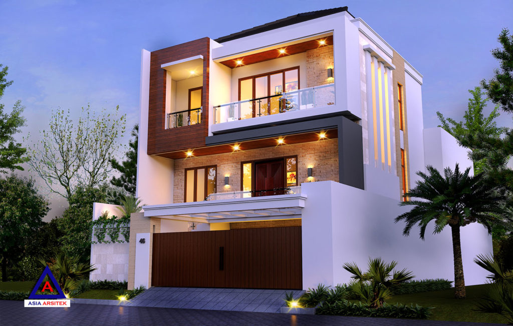 Desain Rumah Tropis Modern Mewah Di Jakarta Indonesia 6
