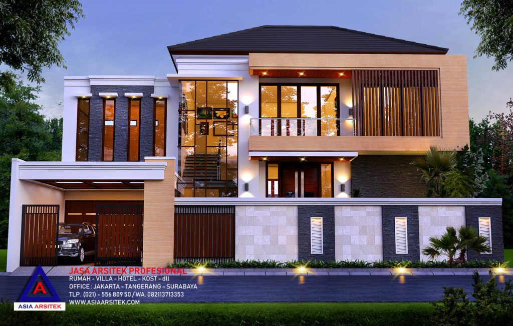Desain Rumah Tropis Modern Mewah Di Bandung Jawa Barat 7