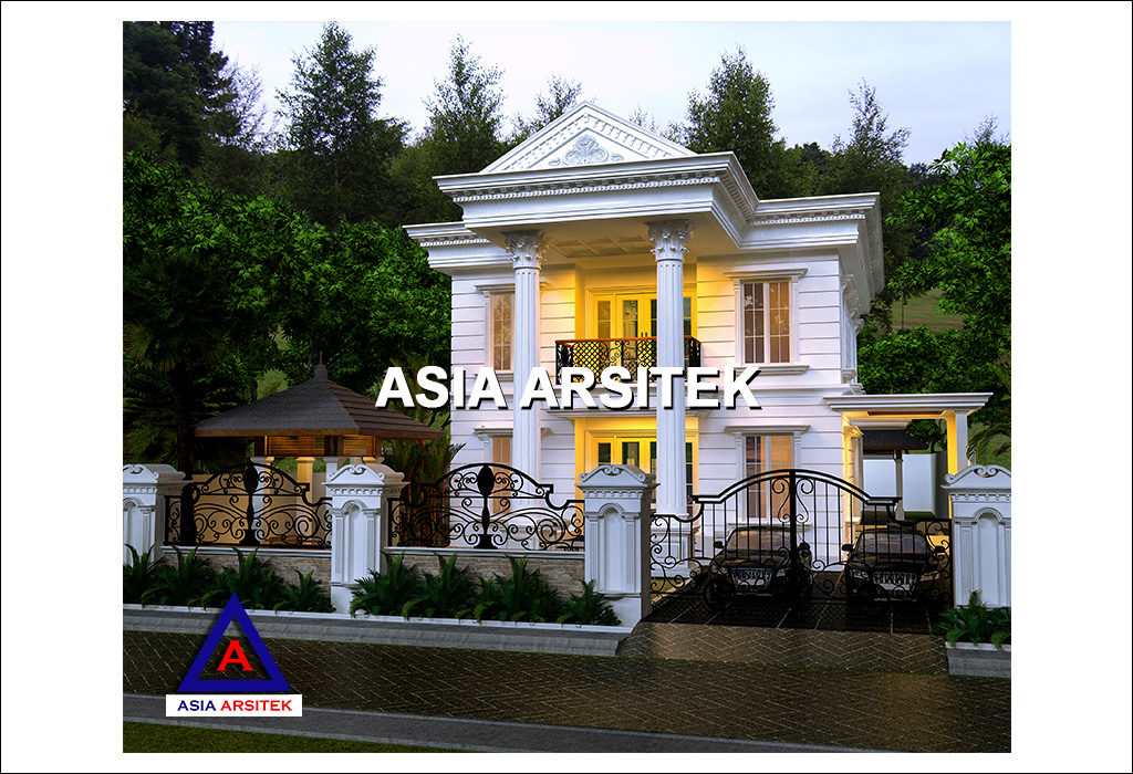 Jasa Arsitek Desain Rumah Mewah Classic Klasik Di Indonesia 007