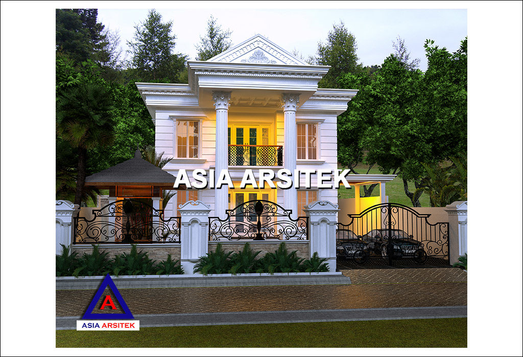 Jasa Arsitek Desain Rumah Mewah Classic Klasik Di Indonesia 007