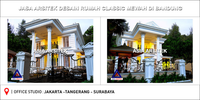 Jasa Arsitek Desain Rumah Mewah Classic Klasik Di Indonesia 007