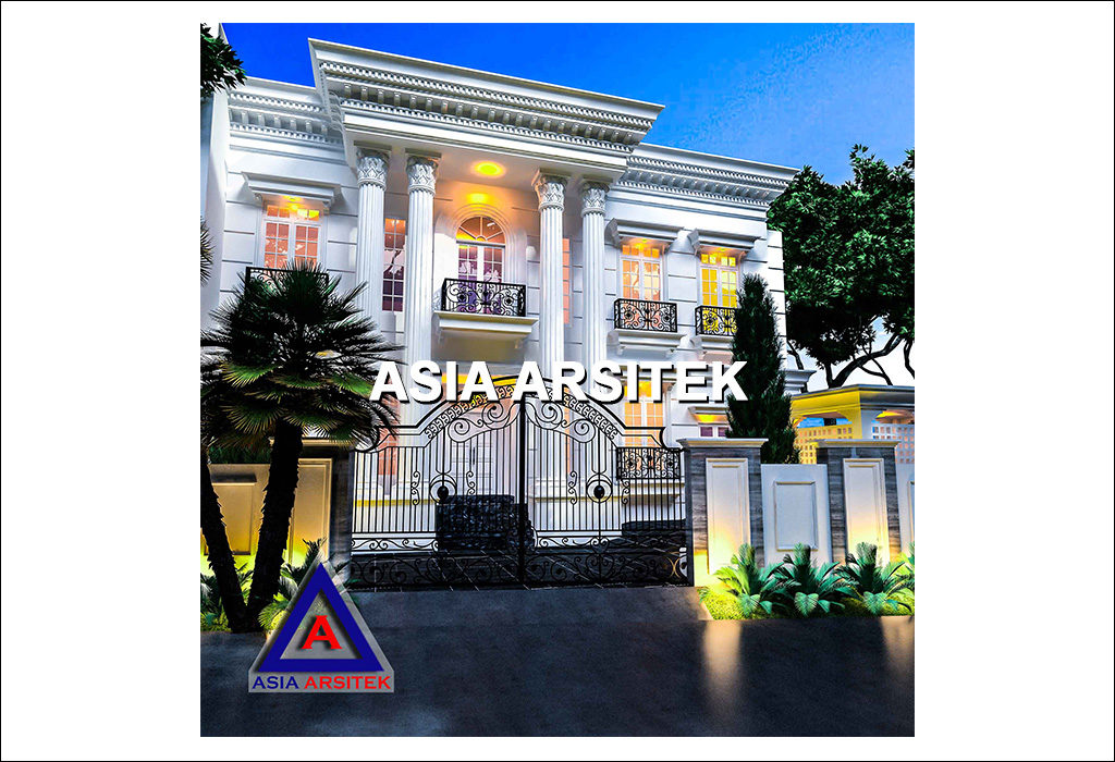Jasa Arsitek Desain Rumah Mewah Classic Klasik Di Indonesia 005