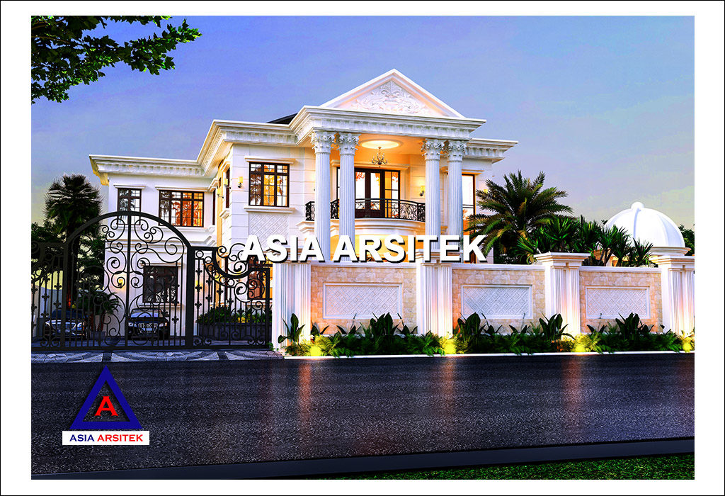 Jasa Arsitek Desain Rumah Mewah Classic Klasik Di Indonesia 006
