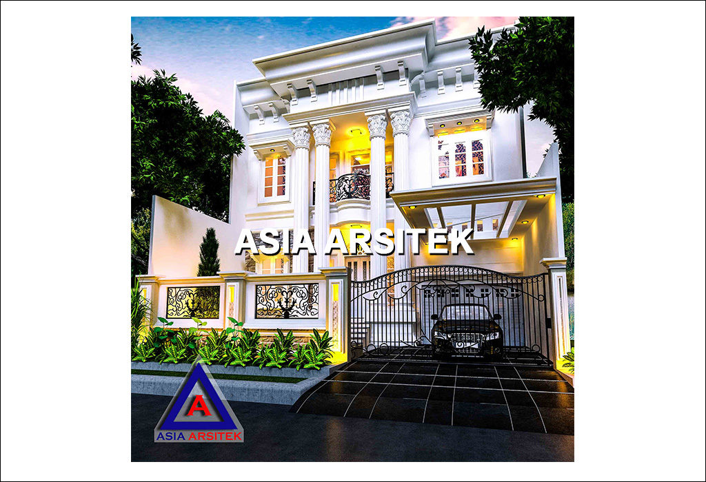 Jasa Arsitek Desain Rumah Mewah Classic Klasik Di Indonesia 004