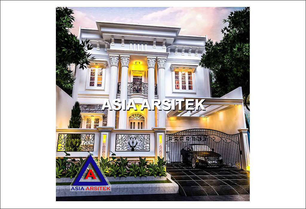 Jasa Arsitek Desain Rumah Mewah Classic Klasik Di Indonesia 004