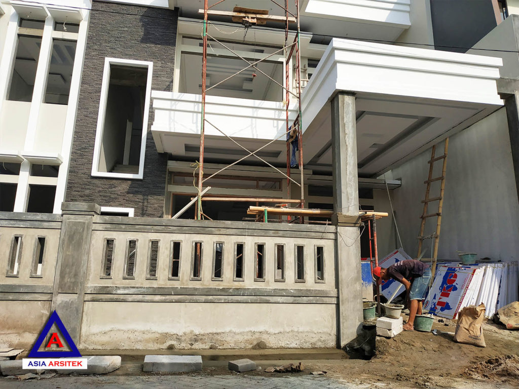Foto Projek Realisasi Desain Rumah Minimalis Modern Di Poris Tangerang