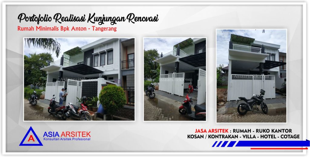 Arsitek Desain Rumah Minimalis Bpk Anton Di Tangerang-Jakarta-Bogor-Bekasi-Bandung-Jasa Konsultan Desain Arsitek Profesional - Desain Rumah Mewah - Arsitek Renovasi Rumah Minimalis Modern