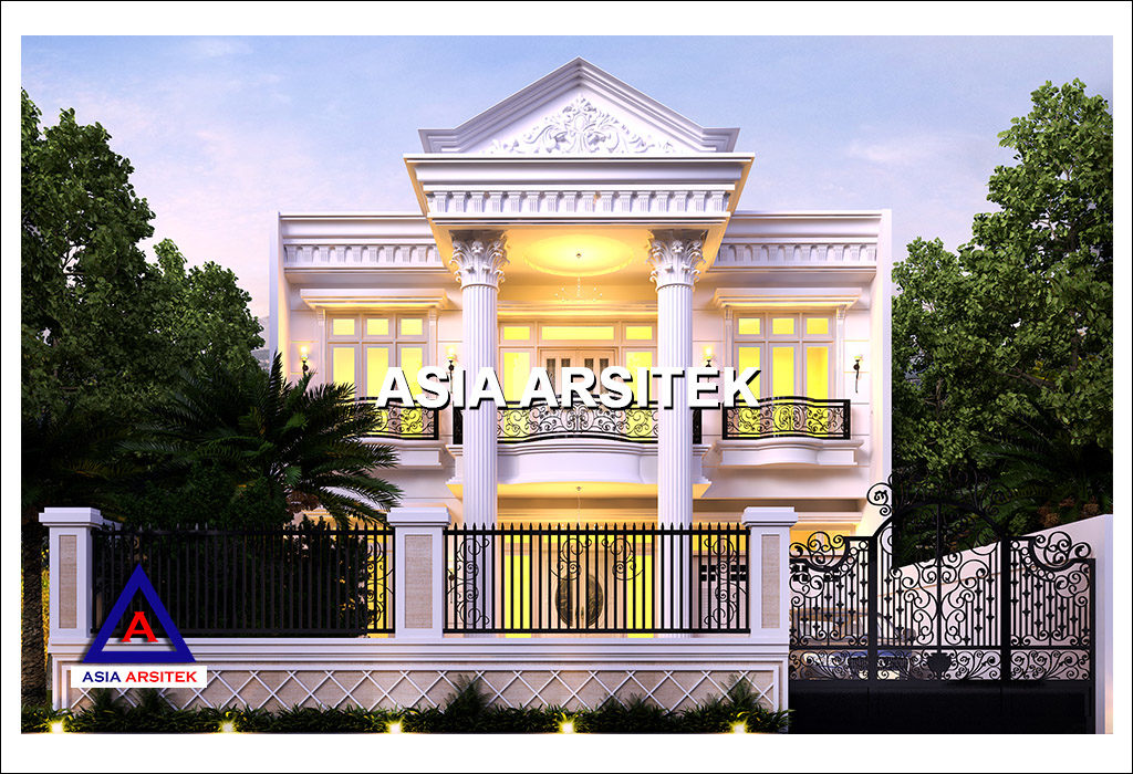 Jasa Arsitek Desain Rumah Mewah Classic Klasik Di Indonesia 008