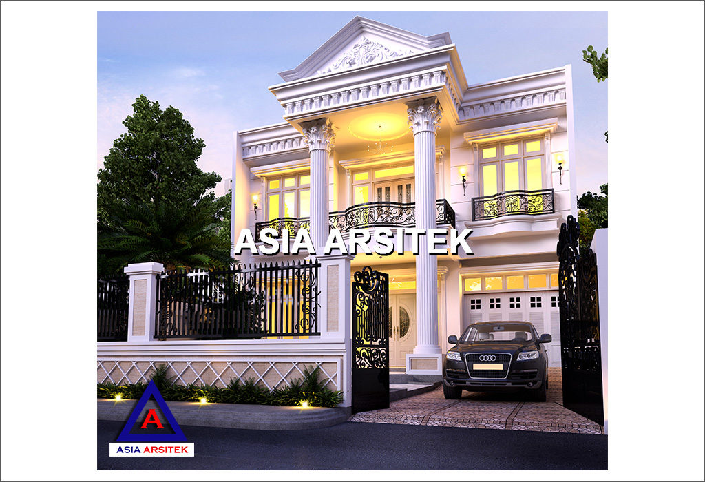 Jasa Arsitek Desain Rumah Mewah Classic Klasik Di Indonesia 008